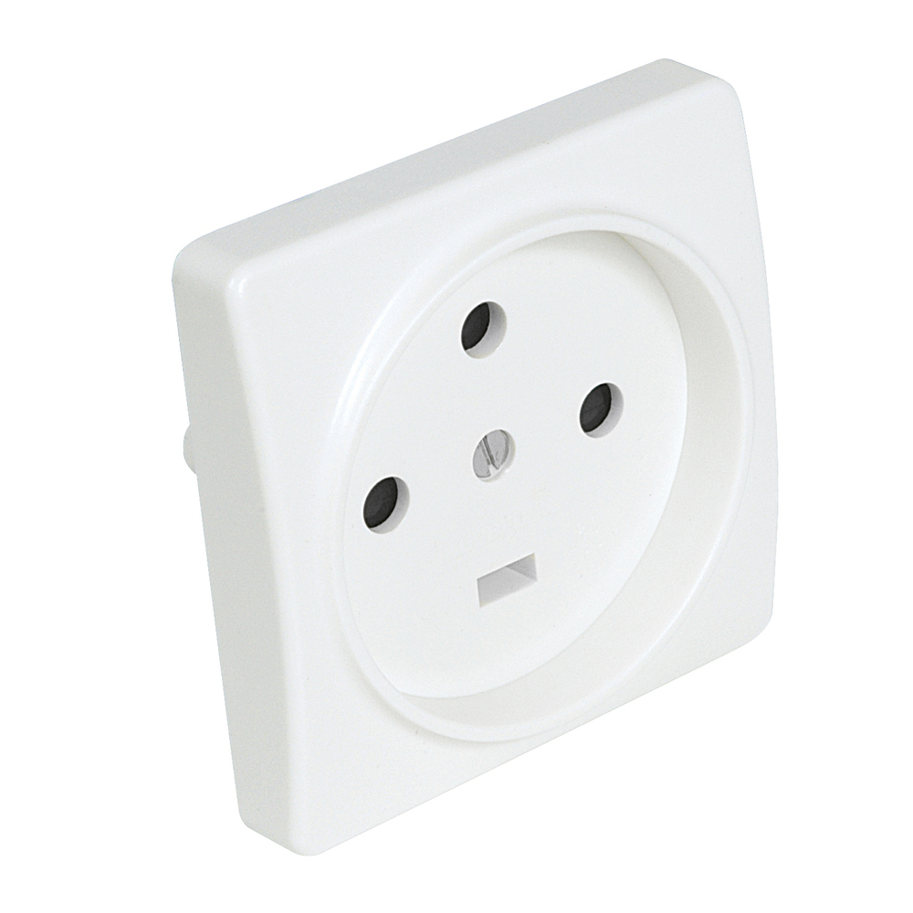 PRISE ENCASTREE 20A 3P+T BLANC - DEBFLEX - 703830