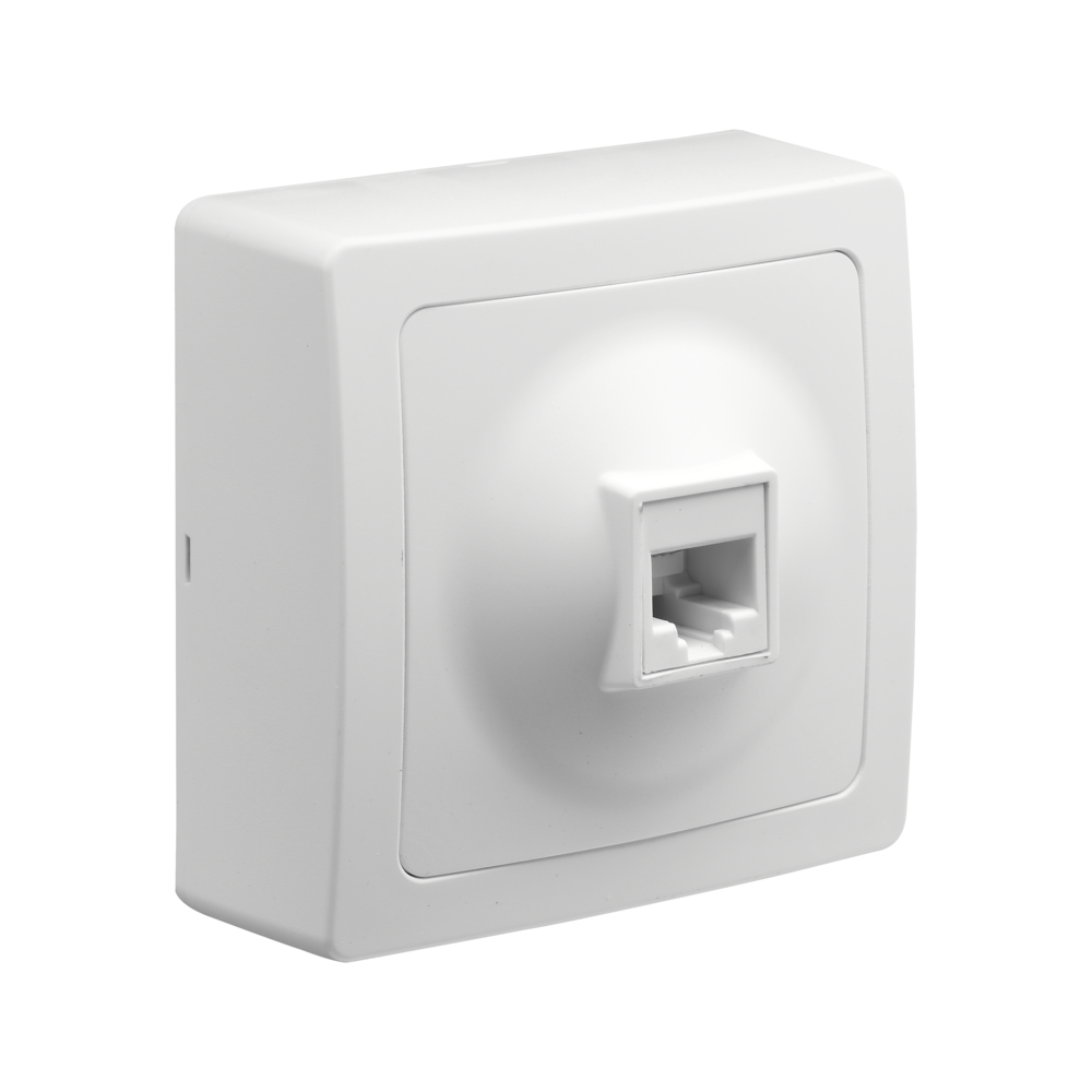 BLOK PRISE RJ45 BLANC - DEBFLEX - 746810