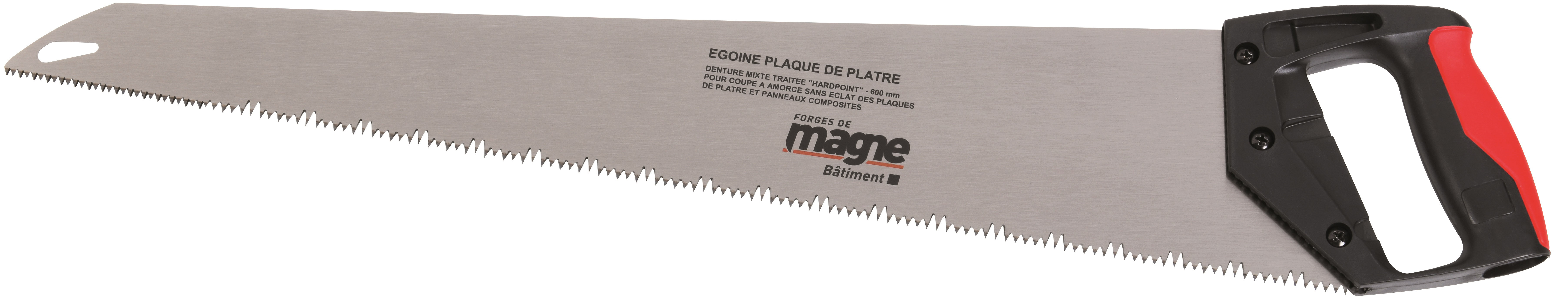 SCIE À PLAQUE DE PLÂTRE GROSSE DENTURE + DENTURE D'AMORÇAGE 600MM FORGES DE MAGNE - 385550