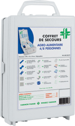 COFFRET DE SECOURS FARMOR AGRO-ALIMENTAIRE 4/8 PERSONNES -AGR2030PP