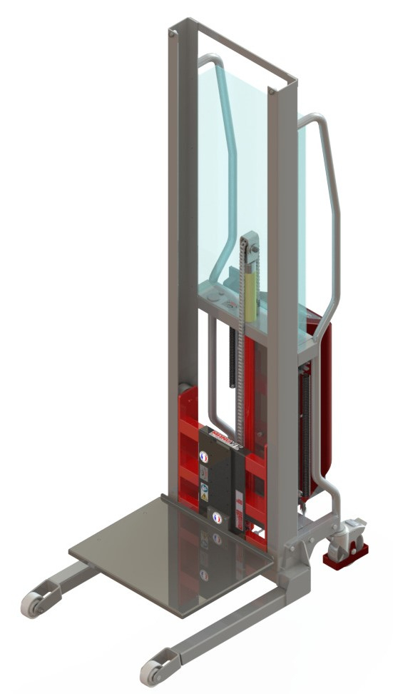 Gerbeur Levfix à levée électrique avec plateau simple inox 100 kg - FIMM - 855000973