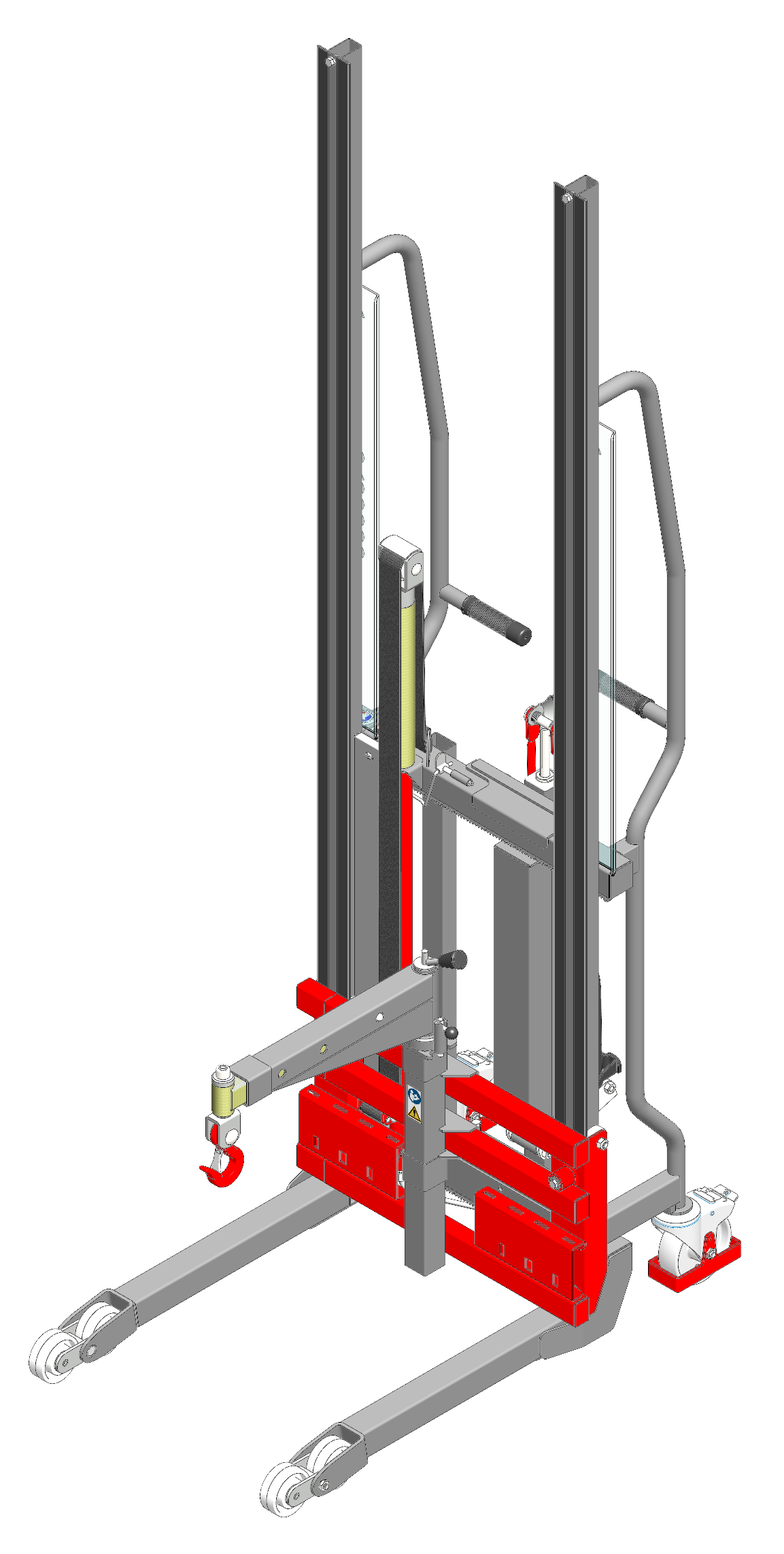 Gerbeur Lev à levée manuelle avec potence - 150 kg - FIMM - 855010517