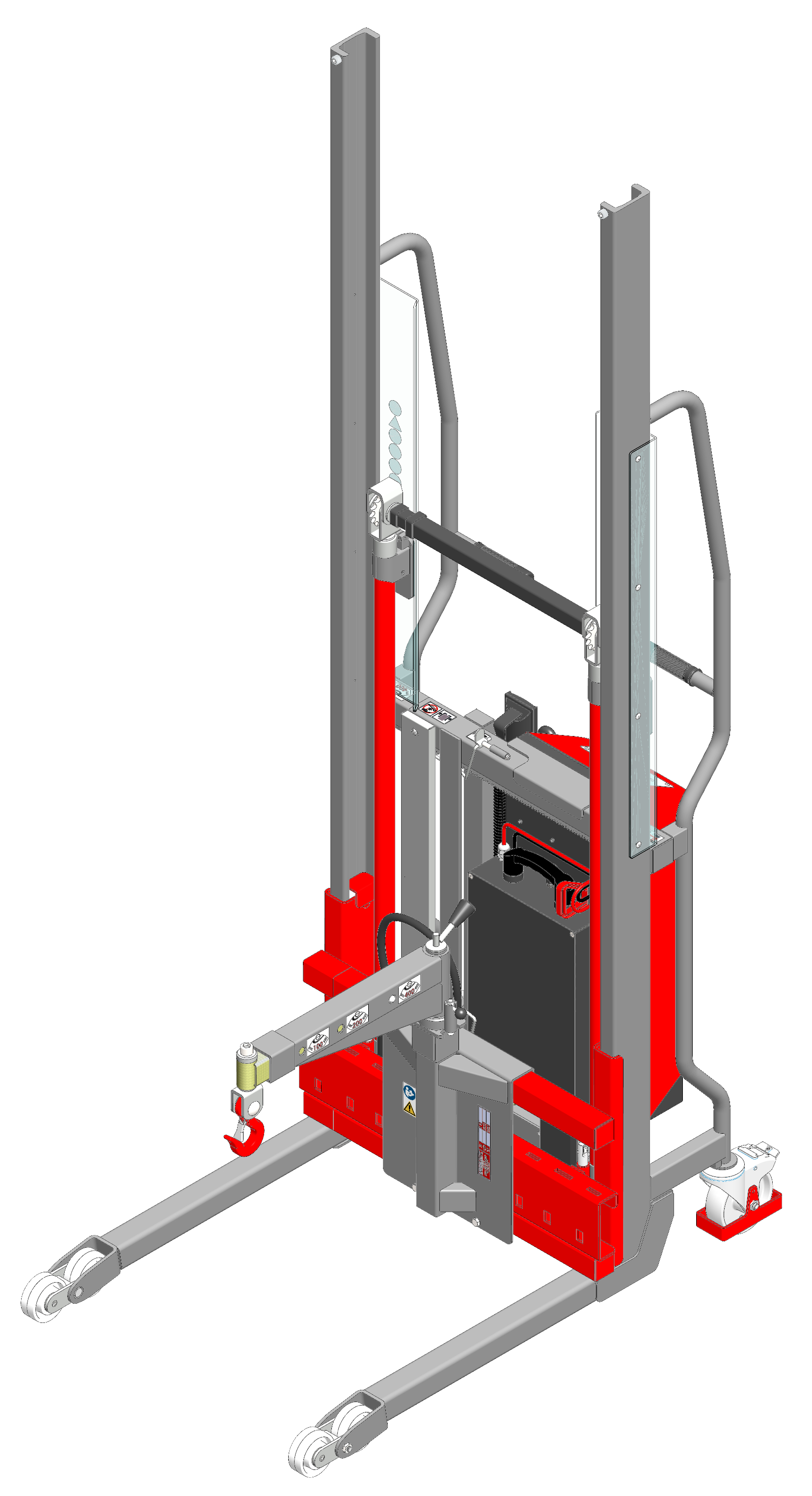 Gerbeur Lev à levée électrique avec potence charge 400 kg - FIMM - 855010529