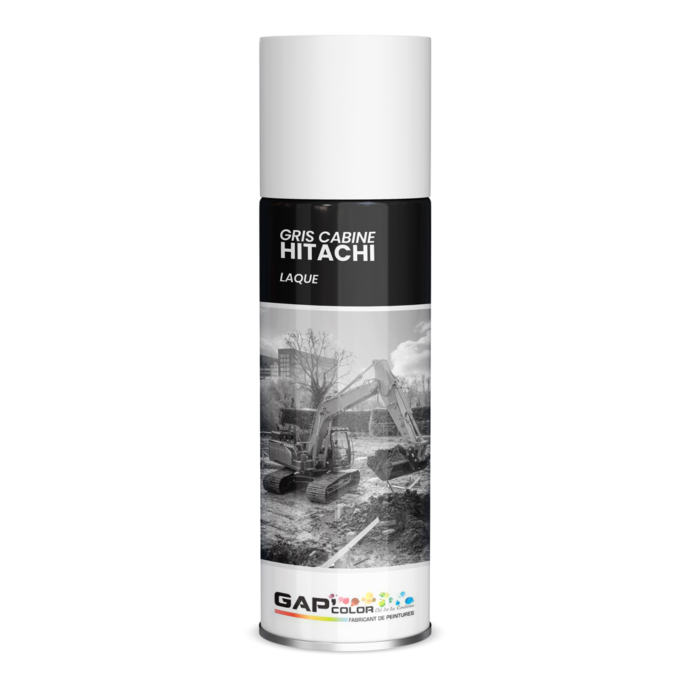 LAQUE BRILLANTE GRIS CABINE HITACHI 5KG