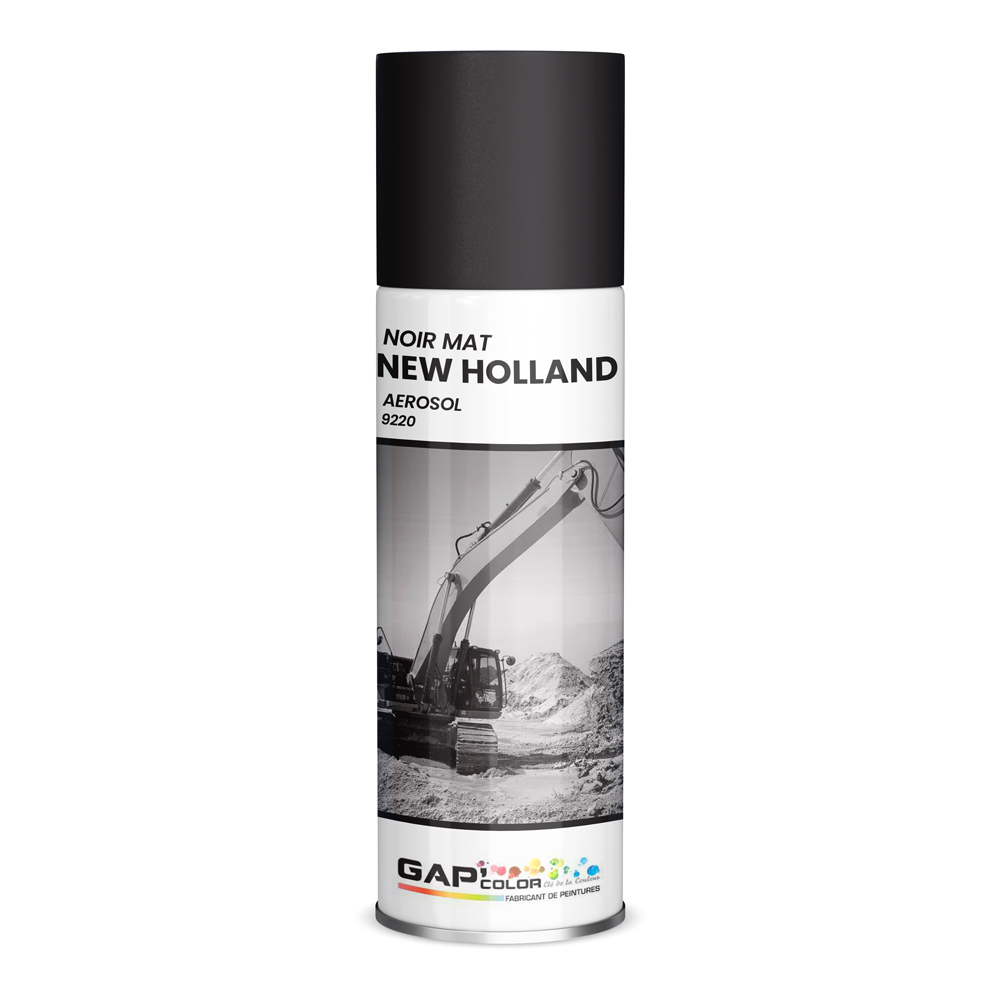 AEROSOL NOIR MAT NEW HOLLAND