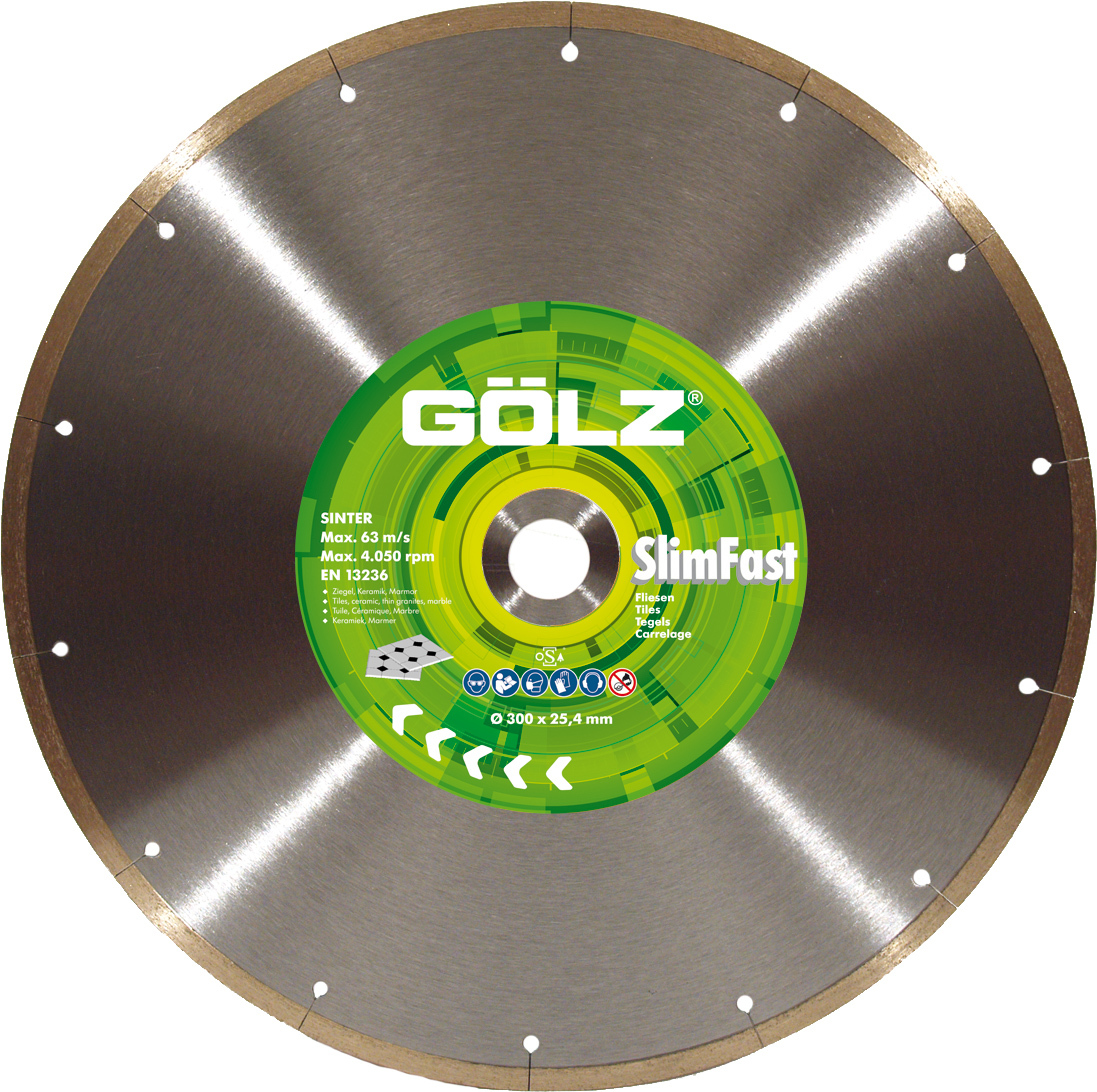 Disques SlimFast ø300 25,4 GOLZ - 4978060301