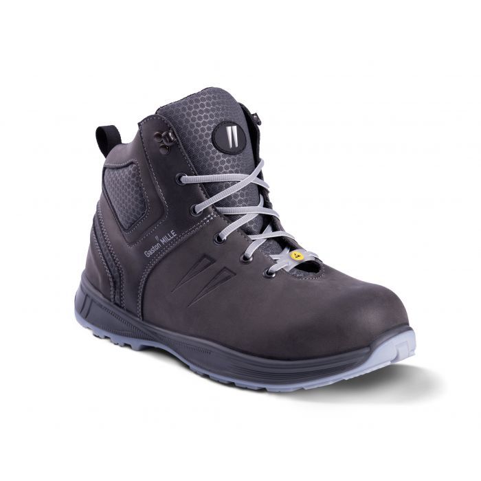 Chaussure de sécurité haute noire homme COLOMBO GASTON MILLE Industrie et logistique S3 SRC ESD - BBMT3