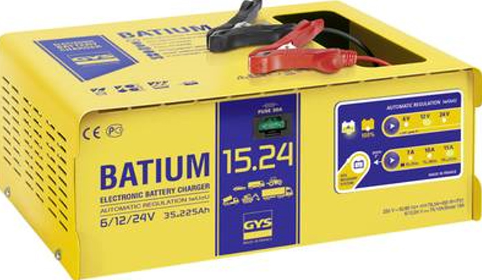 CHARGEUR AUTOMATIQUE BATTERIE 6/12/24V GYS - 024526