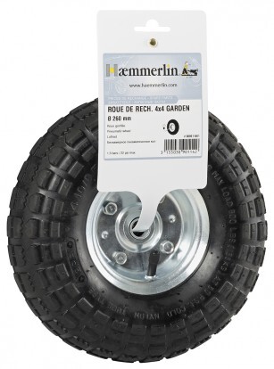 Roue Gonflée de rechange pour chariot HAEMMERLIN 4*4 Garden - 309011401