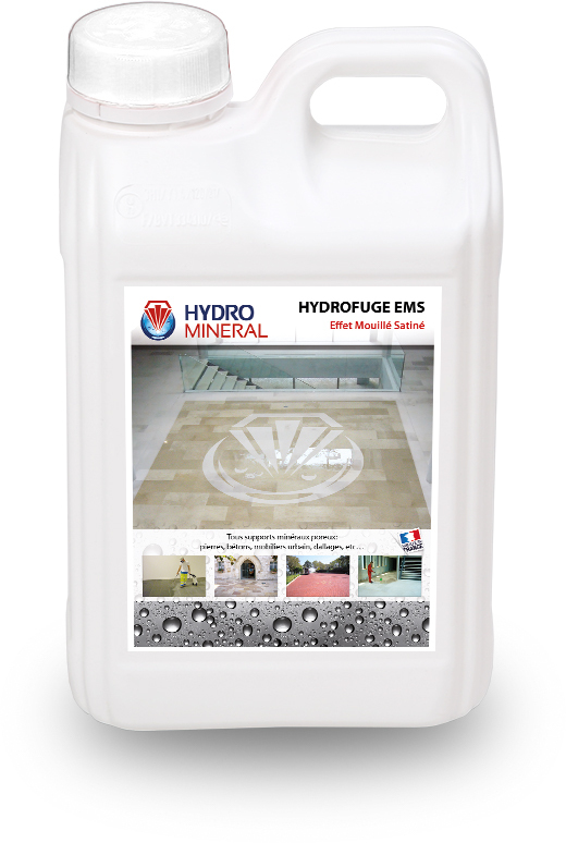 Produit organique Hydrofuge Effet mouillé satiné tous supports 2 L HYDRO MINERAL - HEMS2