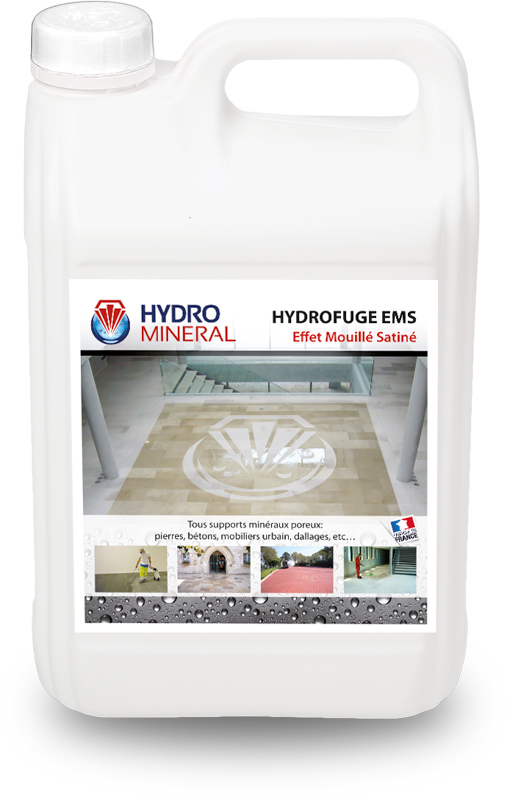 Produit organique Hydrofuge Effet mouillé satiné tous supports 5 L HYDRO MINERAL - HEMS5