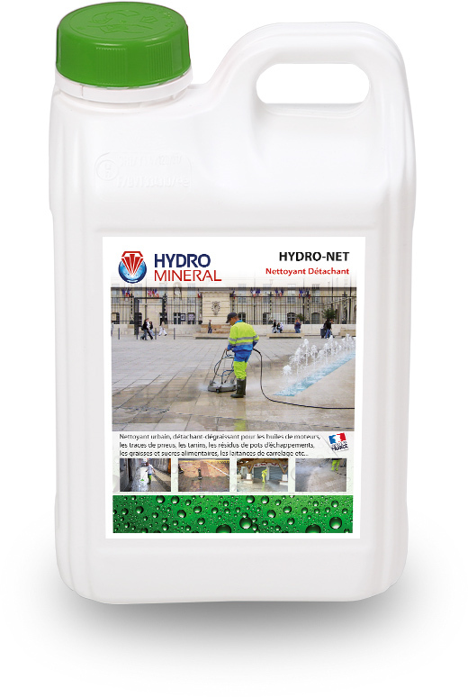 Bidon nettoyant puissant décapant,détachant et dégraissant sols poreux urbains 2L HYDRO MINERAL - HN2