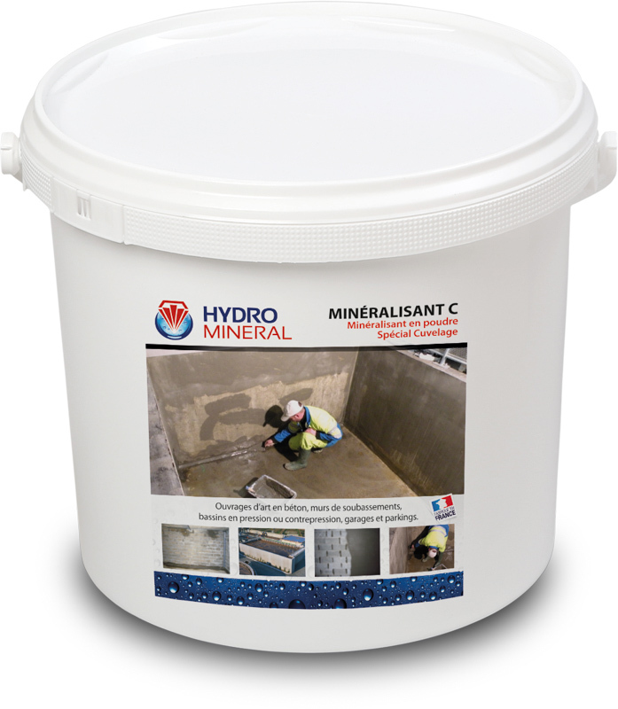 Seau Minéralisant C de cuvelage Hydrofuge 5 L HYDRO MINERAL - MC5