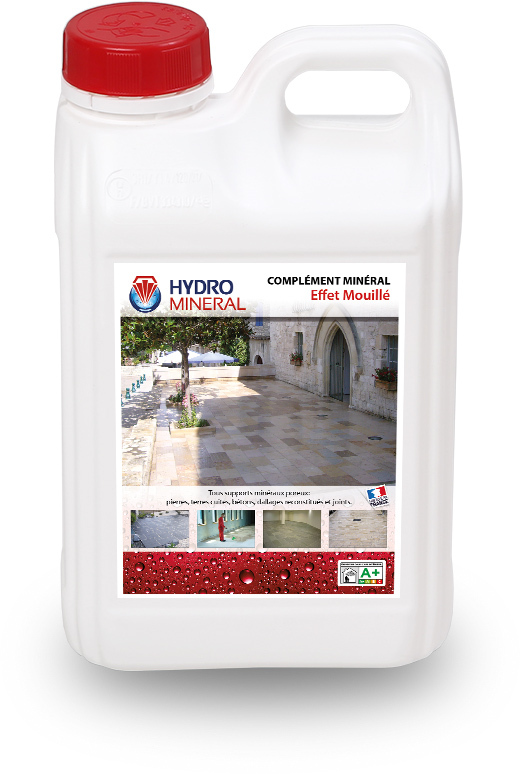 Bidon Complément minéral EFFET MOUILLE Hydrofuge Tous Supports 2 L HYDRO MINERAL - MOEM2