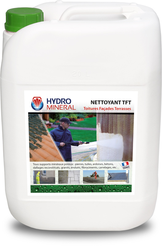 Bidon nettoyant Toitures, terrasses et façades NTFT 20 L HYDRO MINERAL - NTFT20