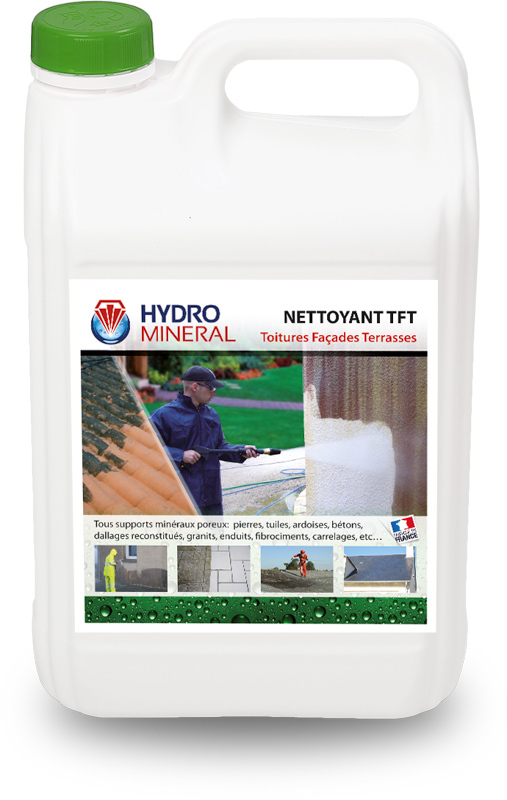 Bidon nettoyant Toitures, terrasses et façades NTFT 5 L HYDRO MINERAL - NTFT5