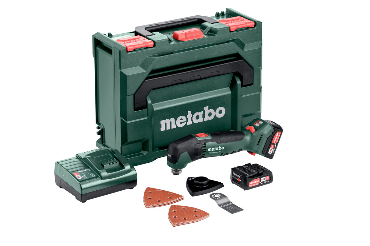 Outil multifonctions 12 V MT 12 Powermaxx, 2x2,0 Ah, SC 30 - METABO - 613089500