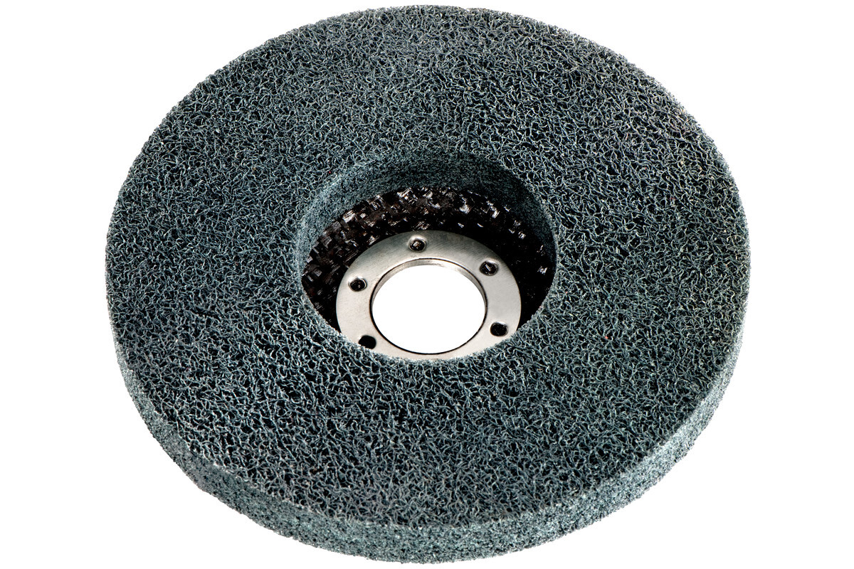 5 plateaux abrasifs compacts en fibres « Unitized » 125 x 22,23 mm, meuleuses d'angle - METABO - 626417000