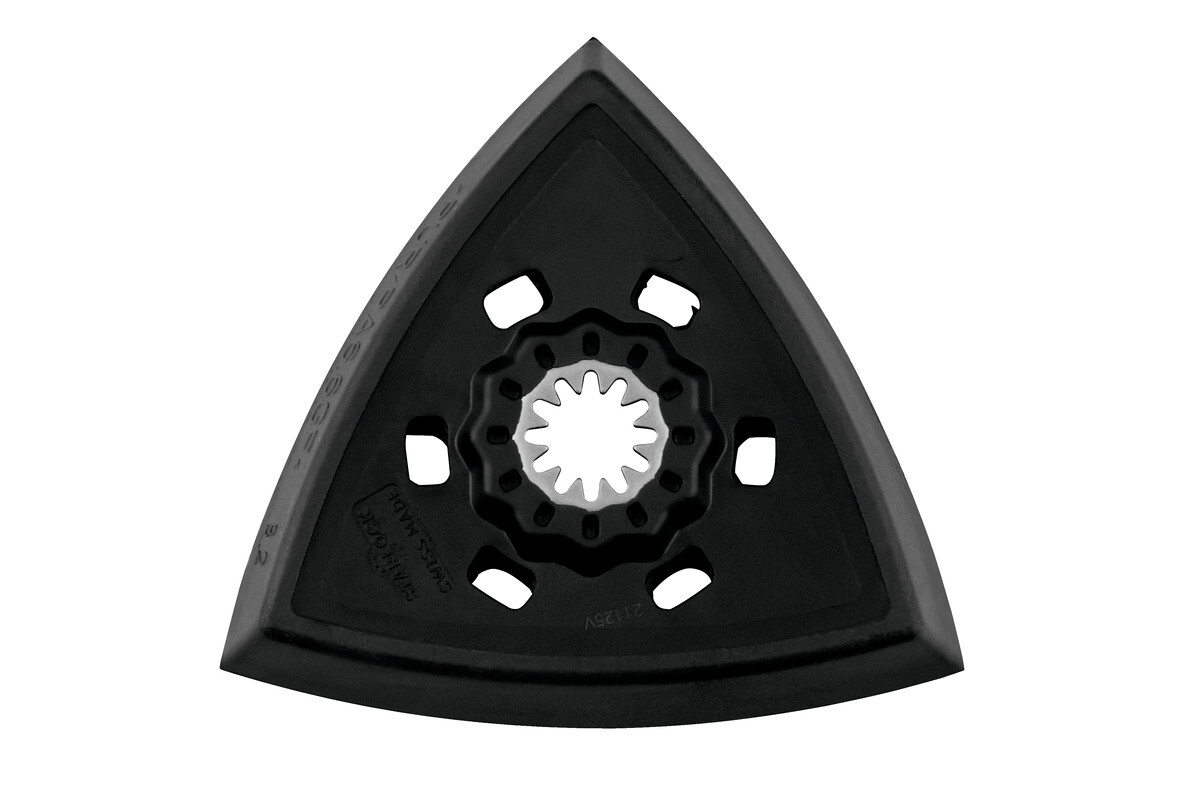 Patin triangulaire « Starlock » 93 mm à fixation auto-agrippante - METABO - 626944000