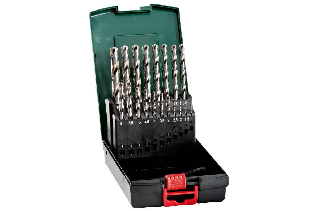 Coffret de forets HSS-G, 19 pièces - METABO - 627097000