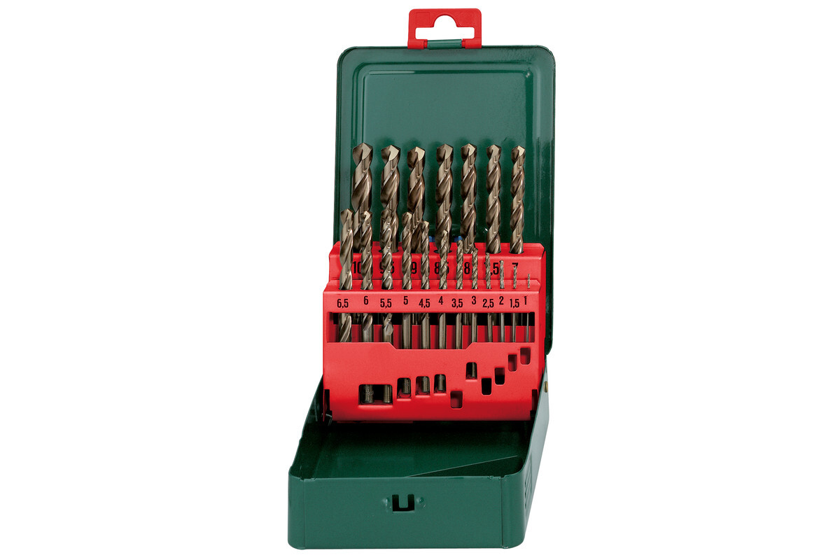 Coffret de forets HSS-CO SP, 19 pièces - METABO - 627157000