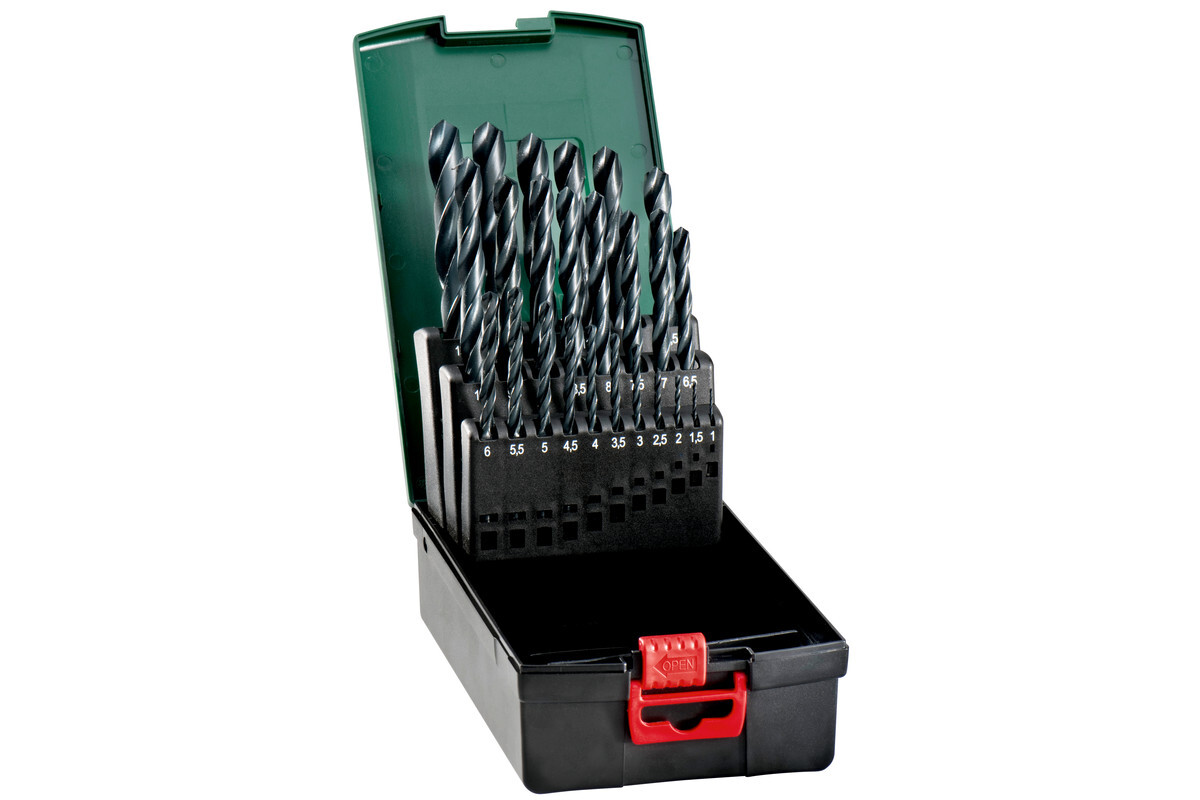 Coffret de forets HSS-R, 25 pièces - METABO - 627159000