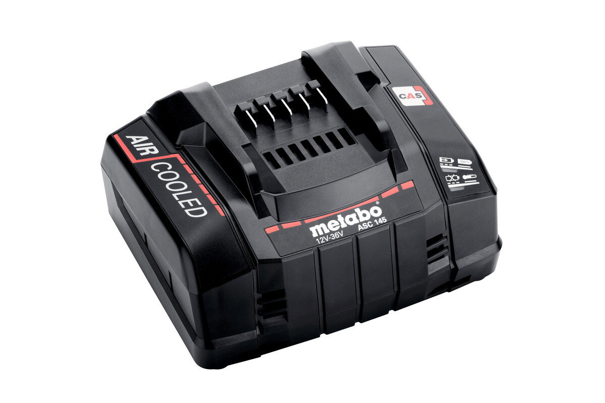 Chargeur rapide ASC 145 , 12-36 V, « AIR COOLED », EU - METABO - 627378000