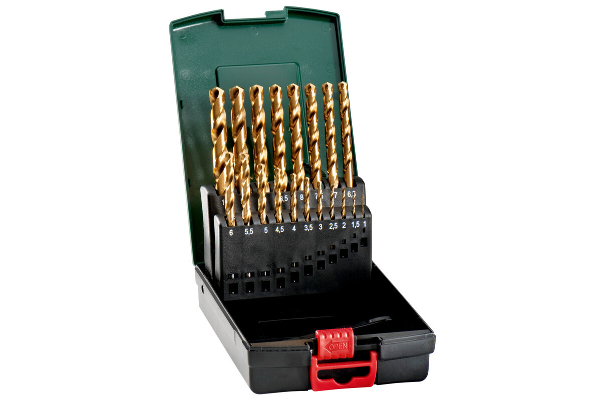 Coffret HSS-TiN SP, 19 pièces - METABO - 627670000