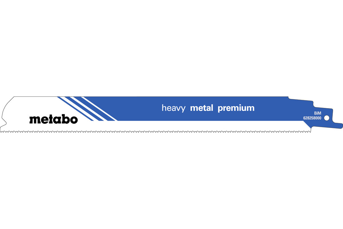 2 lames de scie sabre « heavy metal premium » 225 x 0,9 mm - METABO - 628258000