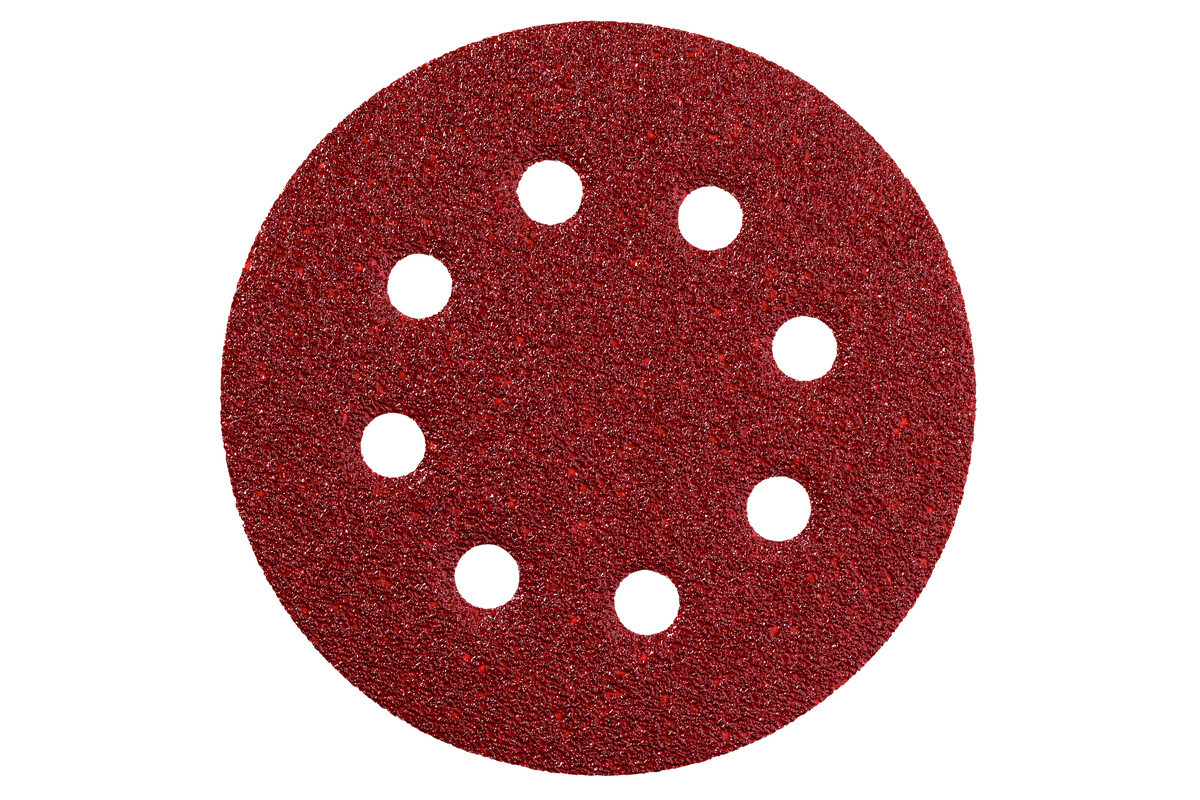 5 feuilles abrasives auto-agrippantes 125 mm, P 40, B+M, SXE - METABO - 631226000