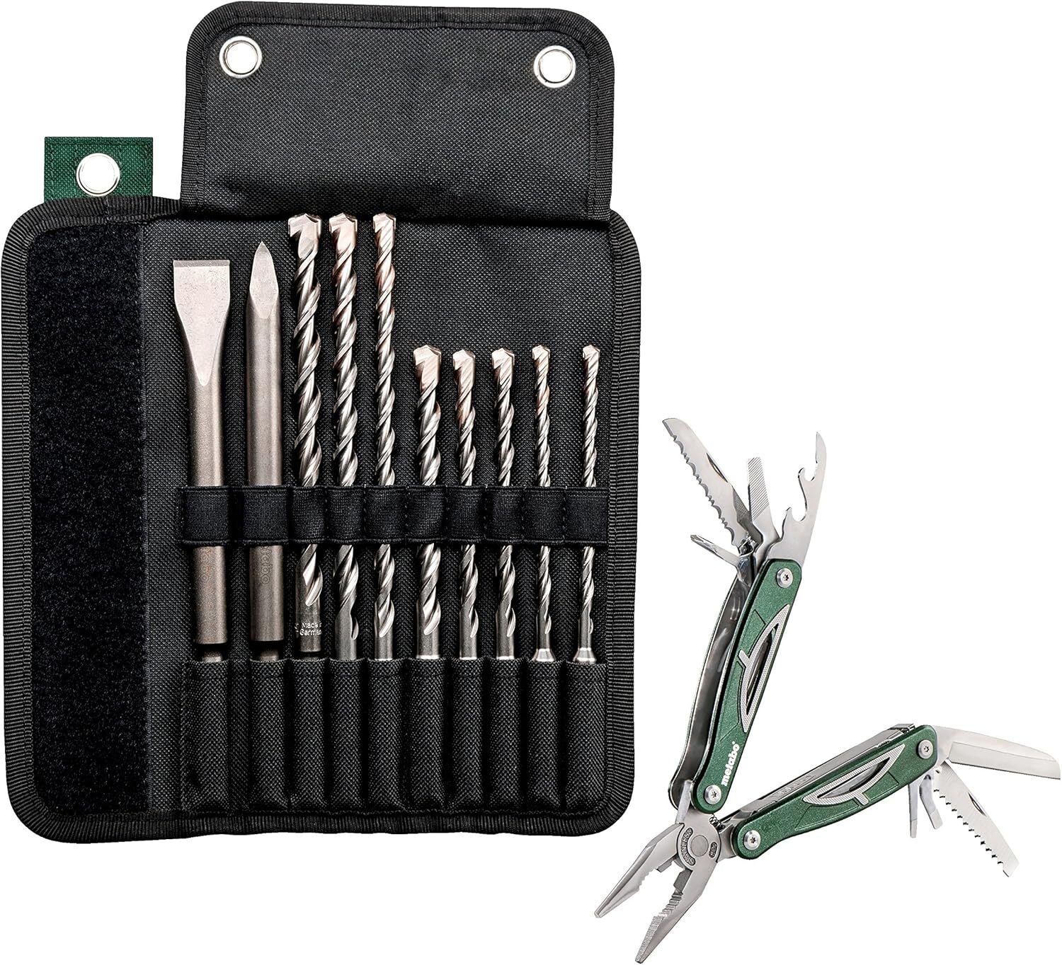 Etui avec forets / burins SDS-Plus Pro 4, set de 10 pcs - METABO - 631690000