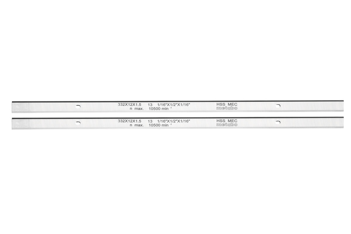 2 fers de rabot HSS, DH 330/316 - METABO - 0911063549