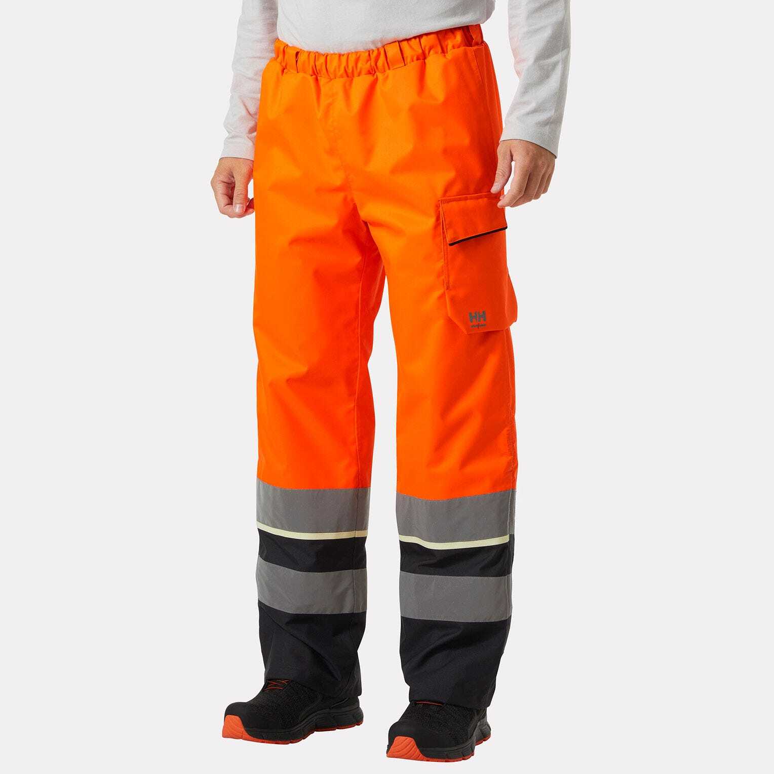 Pantalon d'hiver UC-ME CL2 orange haute visibilité/ébène - HELLY HANSEN - 71456_269