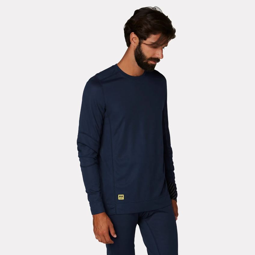 Sous-vêtement technique ras de cou marine - HELLY HANSEN - 75105_590