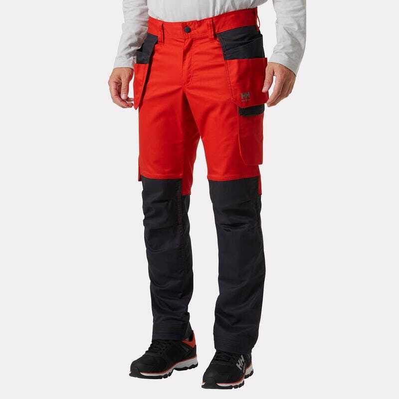 Pantalon de travail Manchester rouge alerte/ébène - HELLY HANSEN - 77523_229