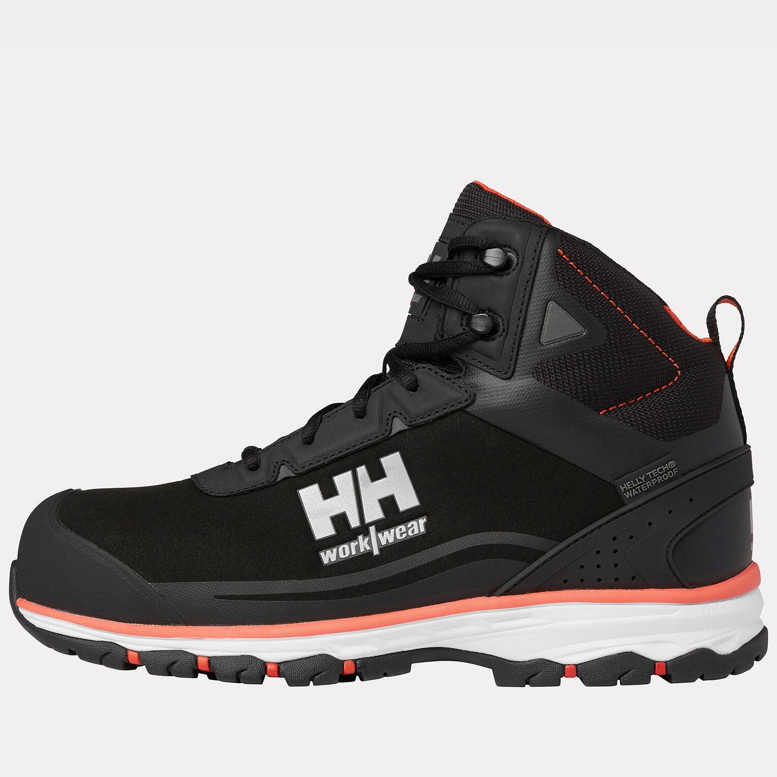 Chaussures mi-hautes de sécurité Chelsea Evo 2 S3 noir/orange - HELLY HANSEN - 78392_992