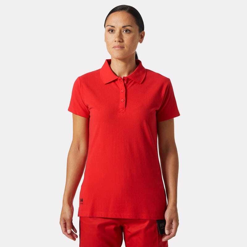 Polo femme W Classic rouge alert - HELLY HANSEN - 79168_220