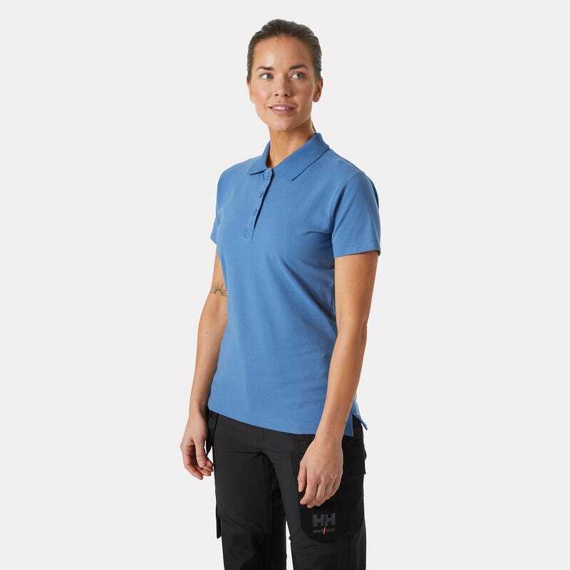 Polo femme W Classic bleu pierre - HELLY HANSEN - 79168_558