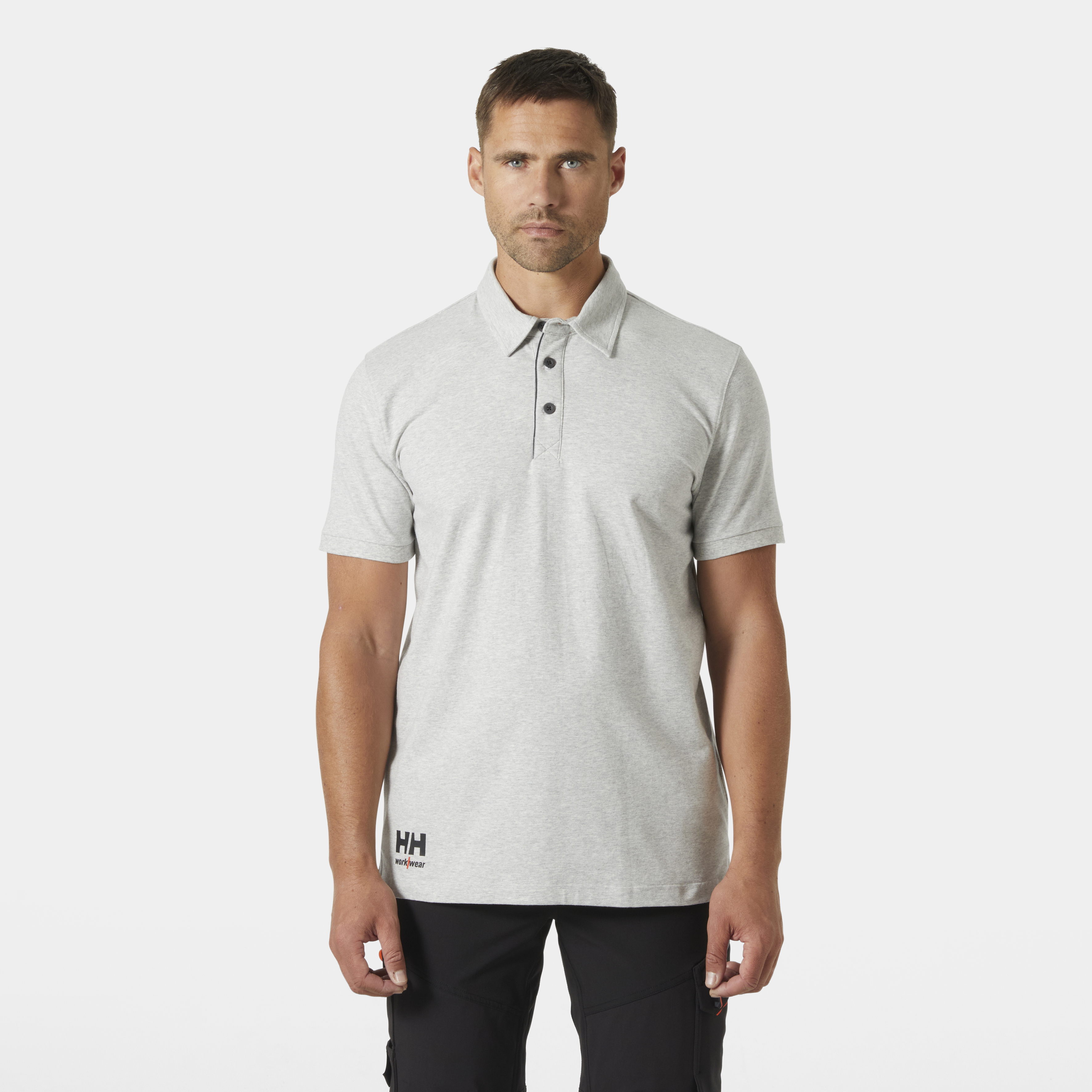 Polo Evo gris clair mélangé - HELLY HANSEN - 79241_932