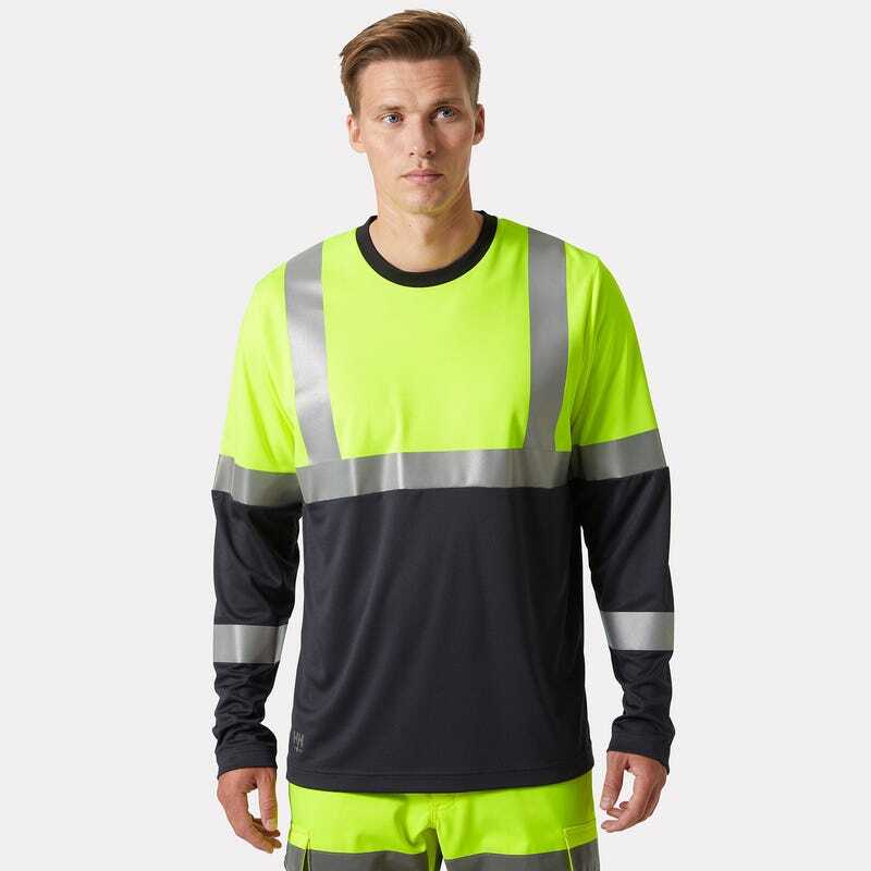 T-shirt manches longues ADDVIS CL1 jaune/ébène - HELLY HANSEN - 79255_369