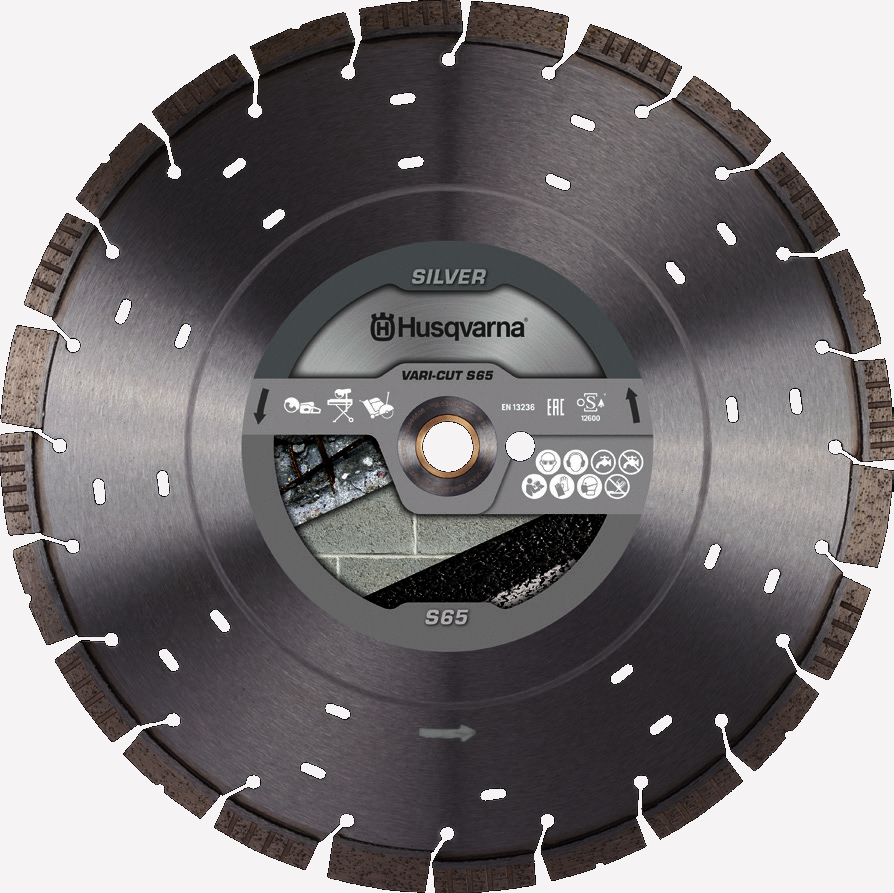 Disque diamant HUSQVARNA VARI-CUT S65 PLUS 600 10 25.4 HUSQVARNA - 579821070