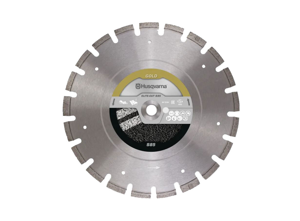 DISQUE DIAMANT HUSQVARNA ELITE CUT S85 POUR DECOUPEUSES Ø 350 MM COUPE ASPHALTE ALÉSAGE 25.4- 579812020