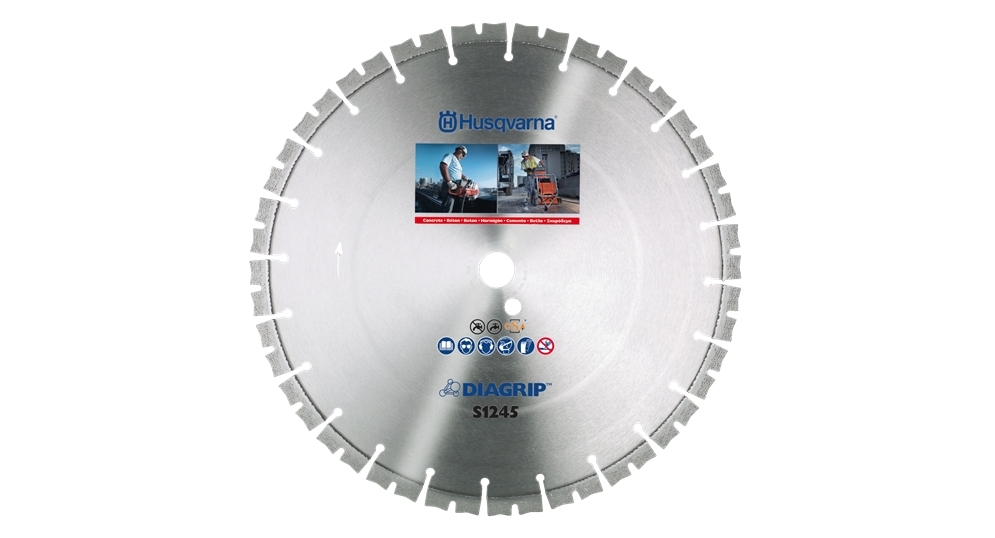 DISQUE DIAMANT HUSQVARNA BETON ARME,GRANIT S 1435 Ø 350 AL 25,4/20 -583890401