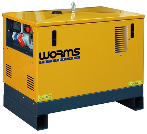 GROUPE ELECTROGENE WORMS ROBIN SUBARU INSONORISE TRIPHASE DIESEL 3,7KW -13000DTAVRYN