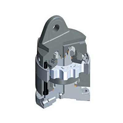 Tournant à rotation continue sans moteur de rotation IDROBENNE - GRI45TSFF