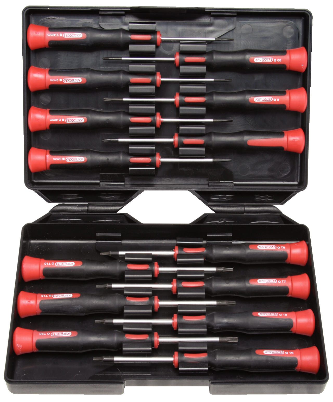 Coffret de 14 tournevis électroniques Fente, PHILLIPS® et TORX® KS TOOLS - 500.7170