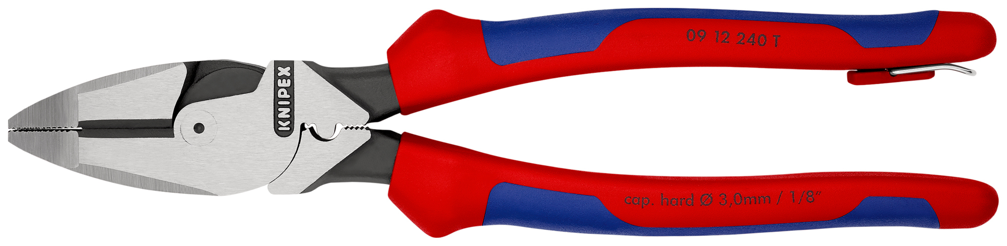 Pince univ lineman 240mm + sertissage t KNIPEX - 09 12 240 T