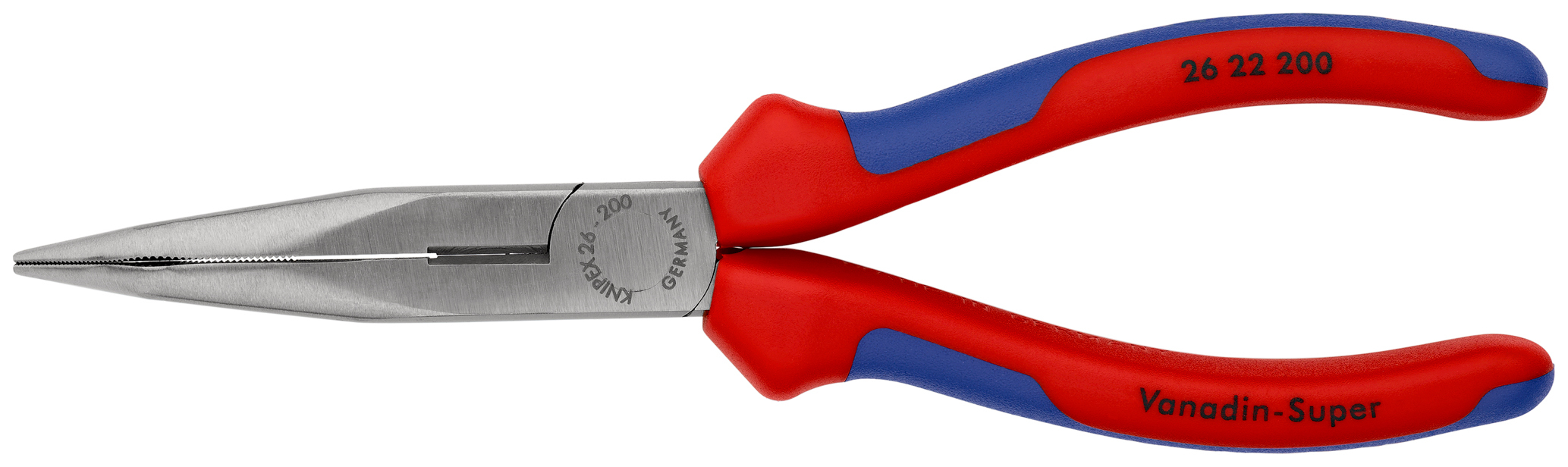 Pince a becs 1/2 ronds 200mm 40° KNIPEX - 26 22 200 SB