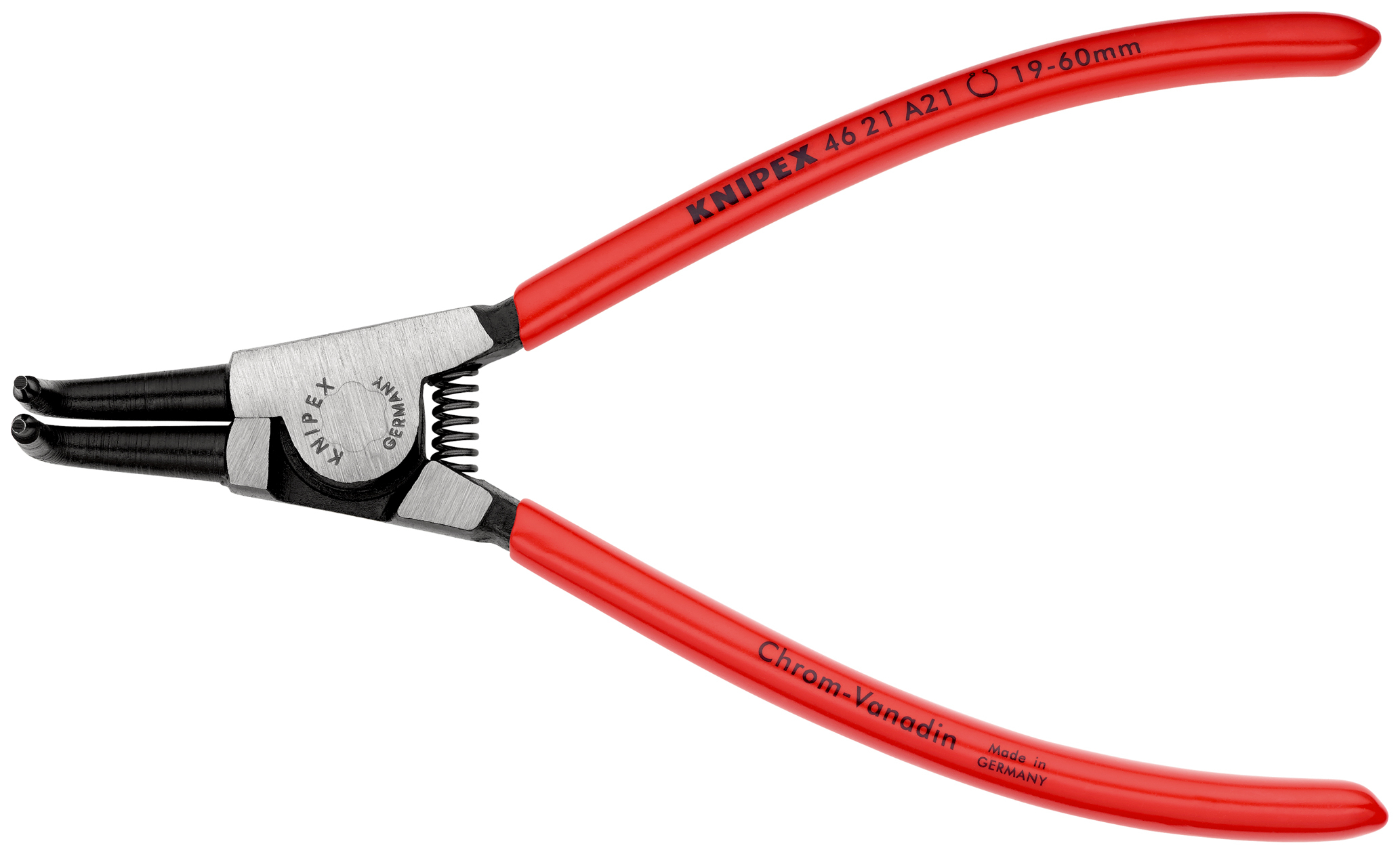 Pince 170mm circlips ext. 19-60mm 90° KNIPEX - 46 21 A21