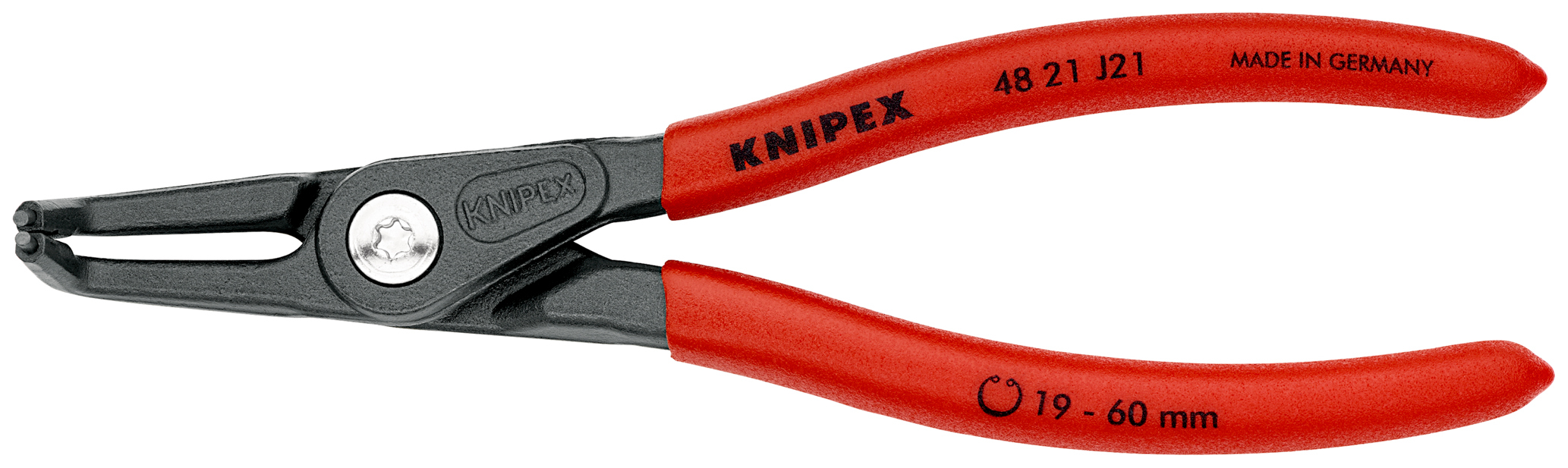 Pince 165mm circlips int. 19-60mm 90° KNIPEX - 48 21 J21 SB